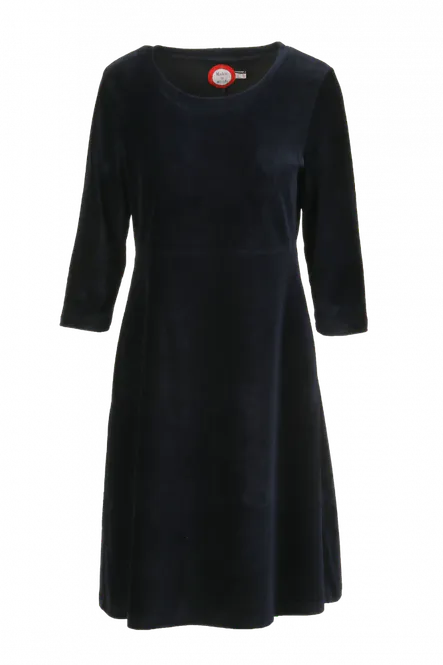 Hovedbilde Elli kjole babycord mørkblå 