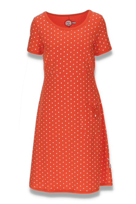 Hovedbilde Diane oransje blomstret kjole