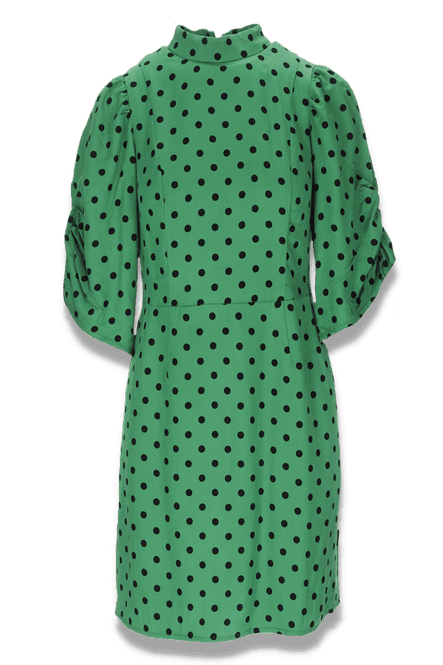 Hovedbilde Bella grønn og sort polkadot ...