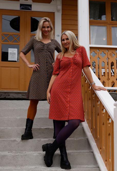 Hovedbilde Ellanor orange og rosa ...