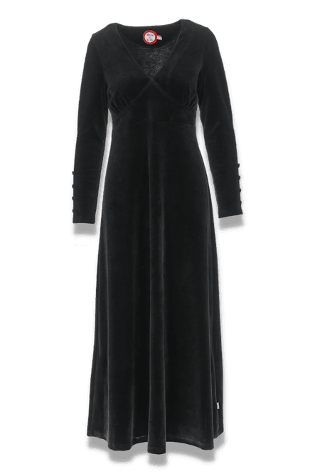 Hovedbilde Inga sort lang velurkjole