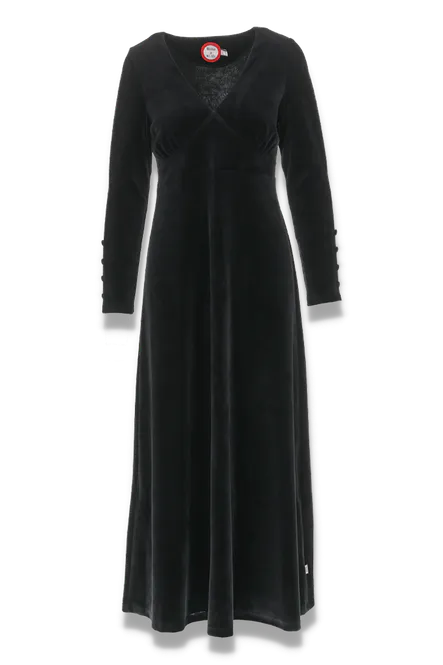 Hovedbilde Inga sort lang velurkjole