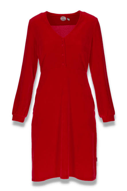 Hovedbilde Janka rød velurkjole