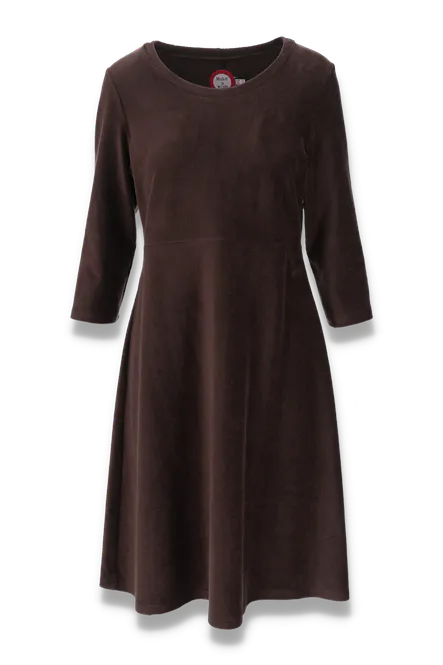Hovedbilde Elli kjole brun babycord 