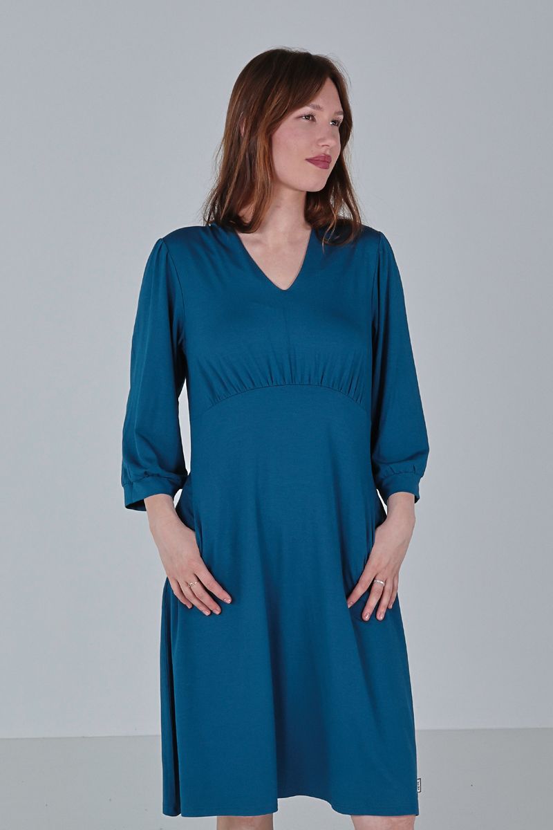 Michela blue tale kjole