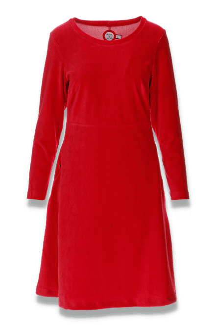 Hovedbilde Anja basis kjole i rød ...