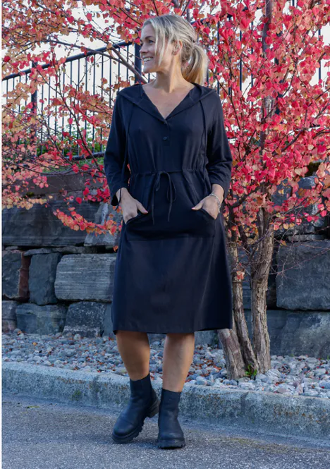 Hovedbilde Elsa sort bambuskjole