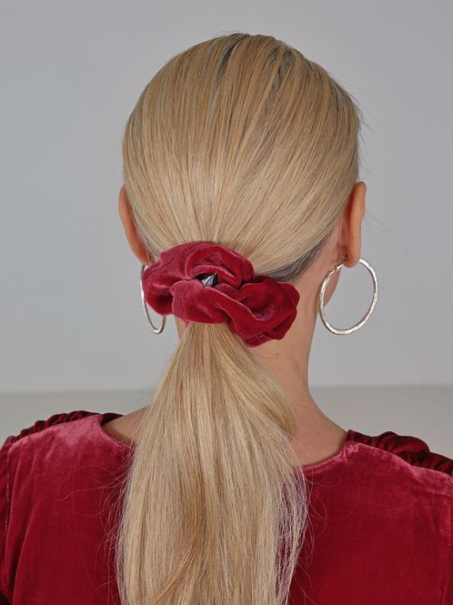Hovedbilde Frid scrunchie bourdeaux ...